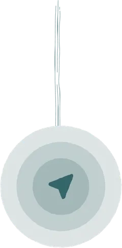 Navigation marker for curated routes
